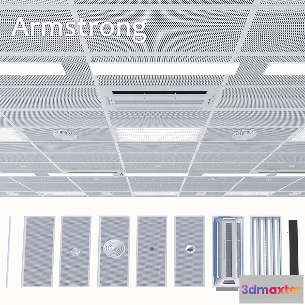 618917 - Armstrong ceiling system with a set of elements 2