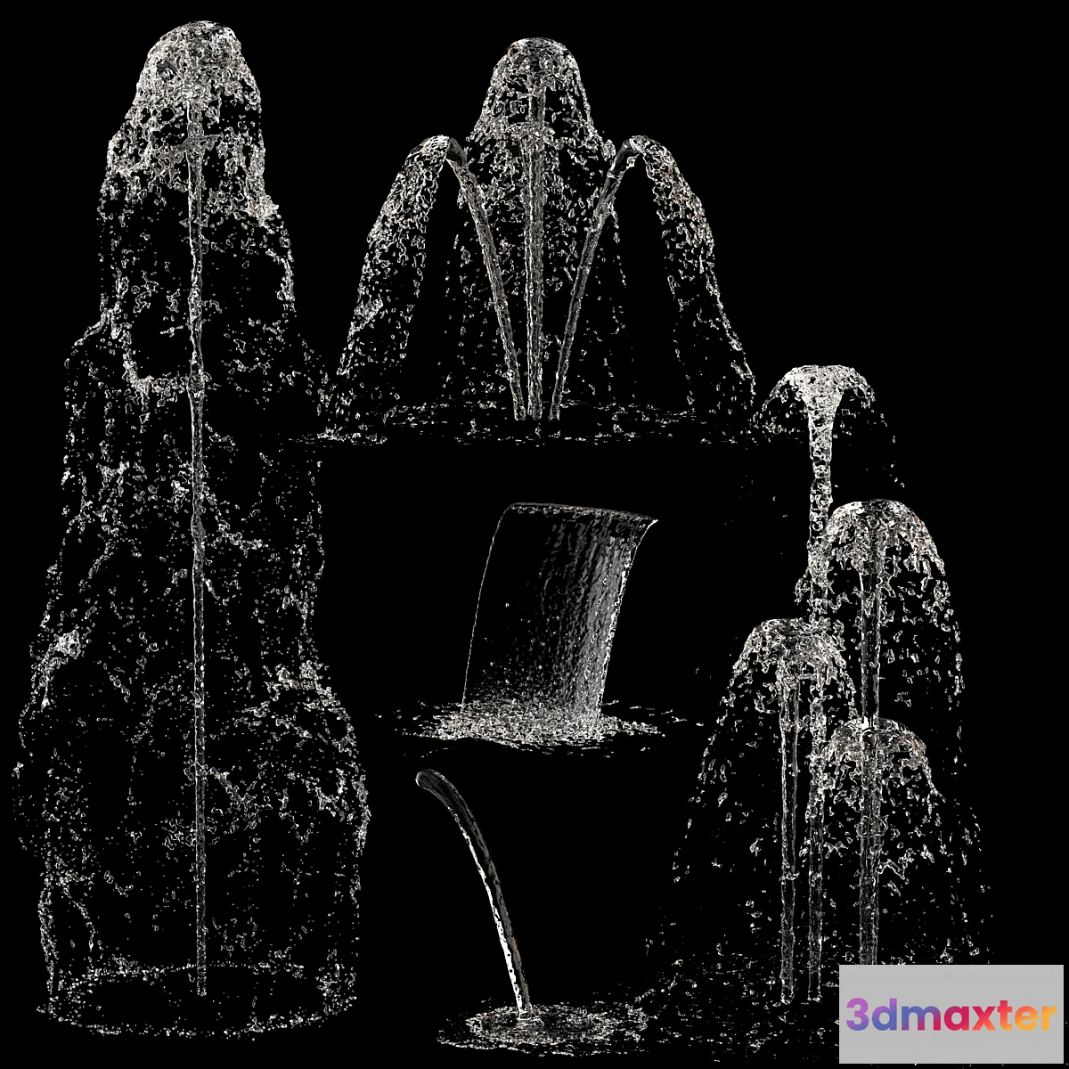 619279 - Liquids water fountain set 2