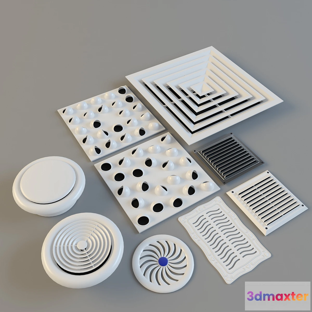 627211 - a set of vent. gratings