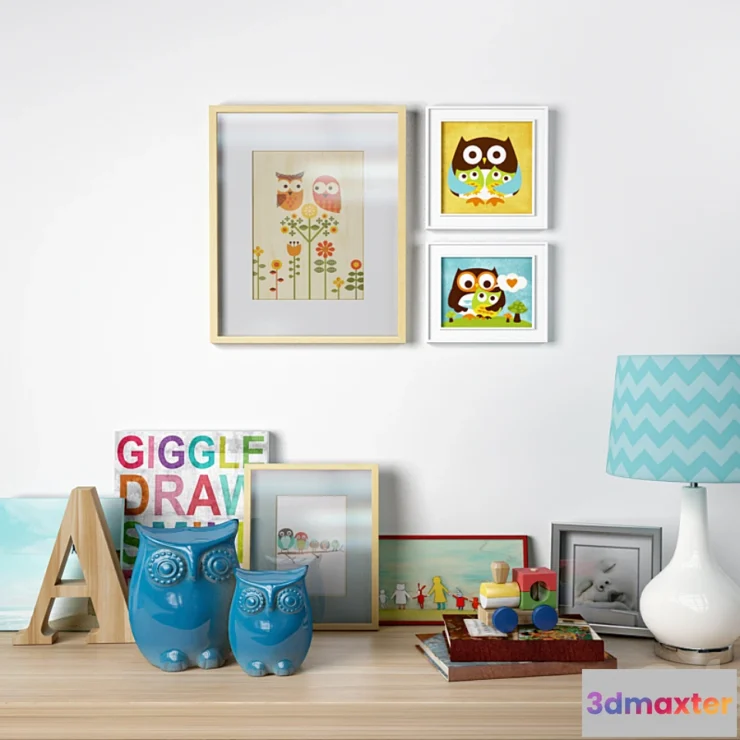 628453 - Childrens decorative set