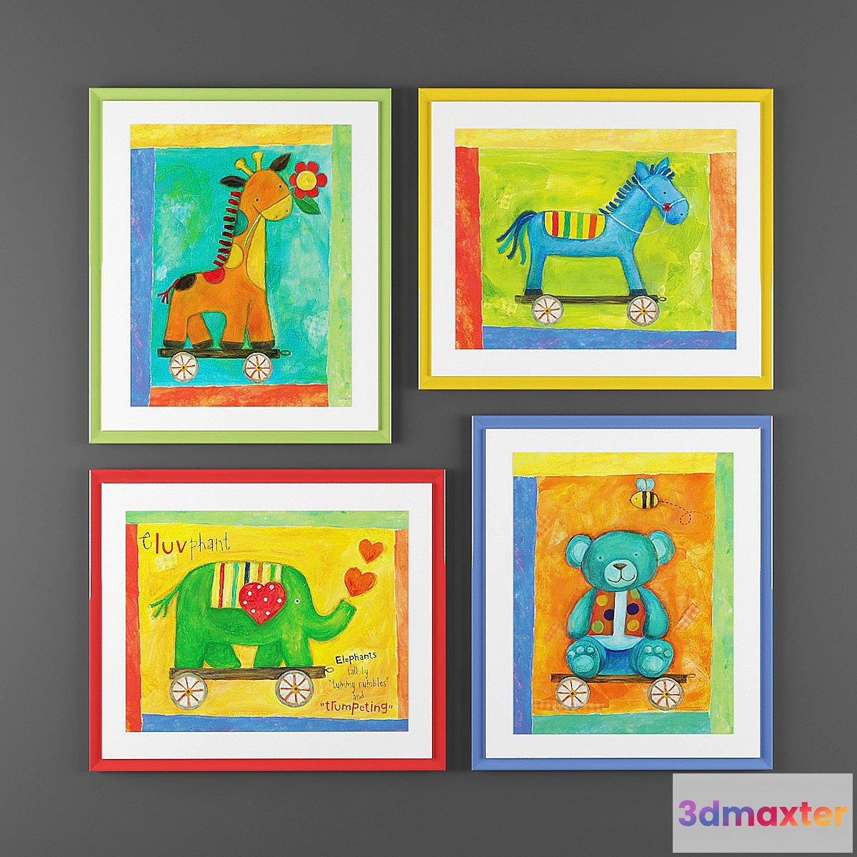 632947 - Collection of children’s paintings