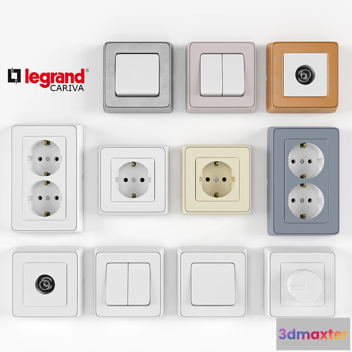 634097 - Legrand Cariva switchers and sockets