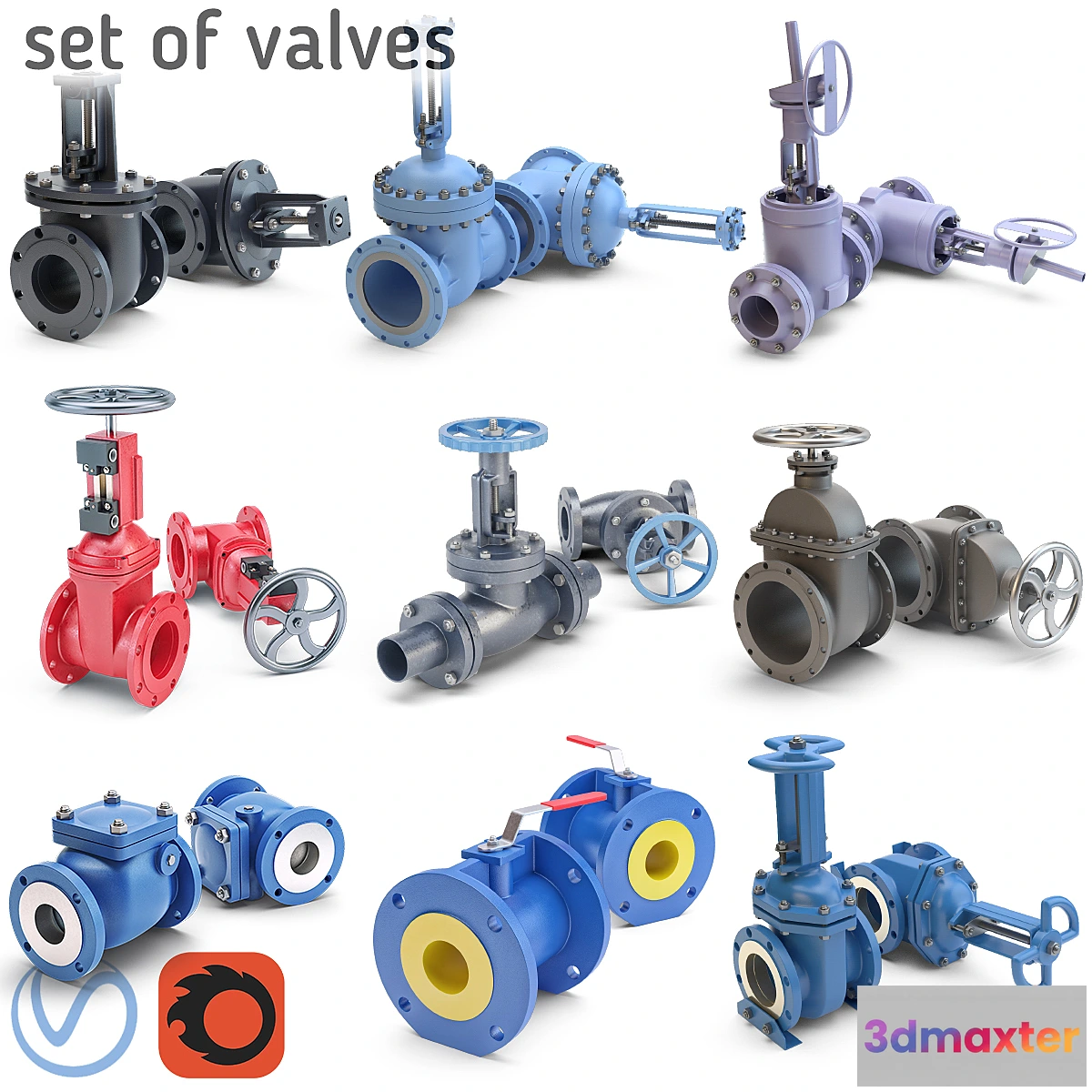 635393 - A set of valves