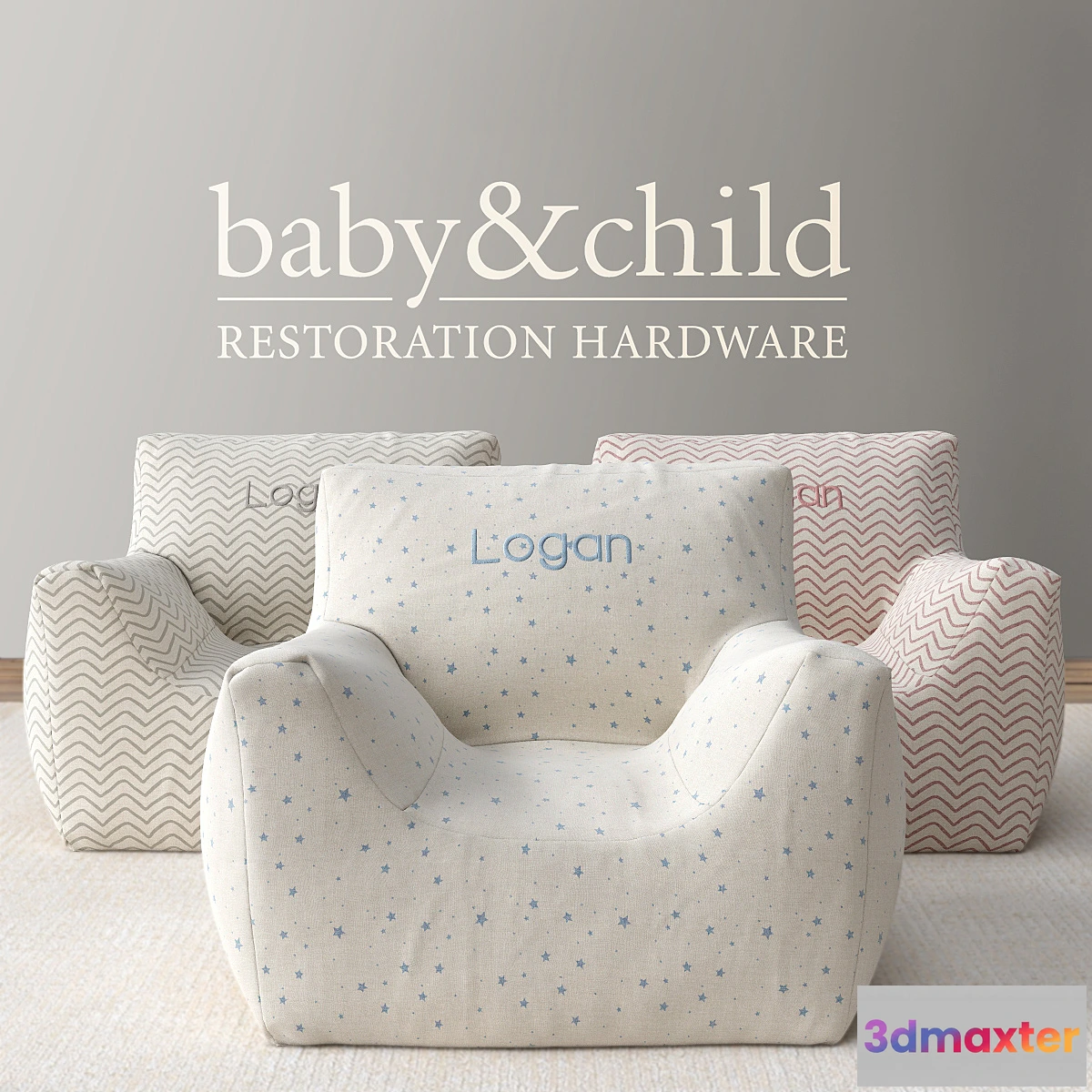 636261 - RH _ NURSERY CANVAS BEAN BAG CHAIR COVER