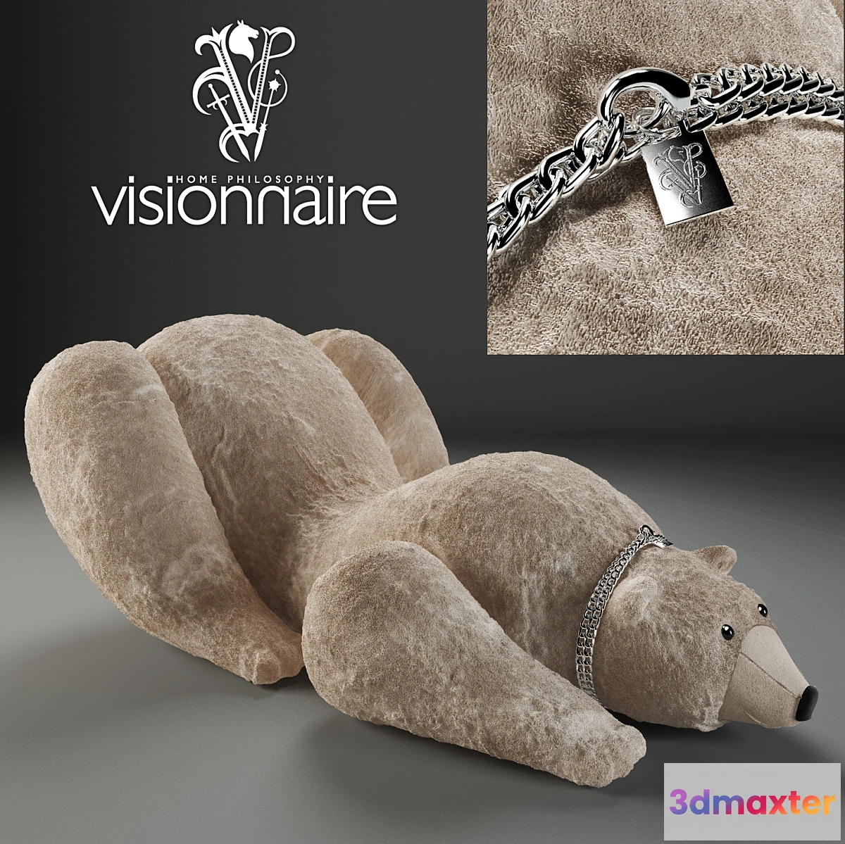 637509 - visionnaire Dubhe BEAR CHAISE-LONGUE