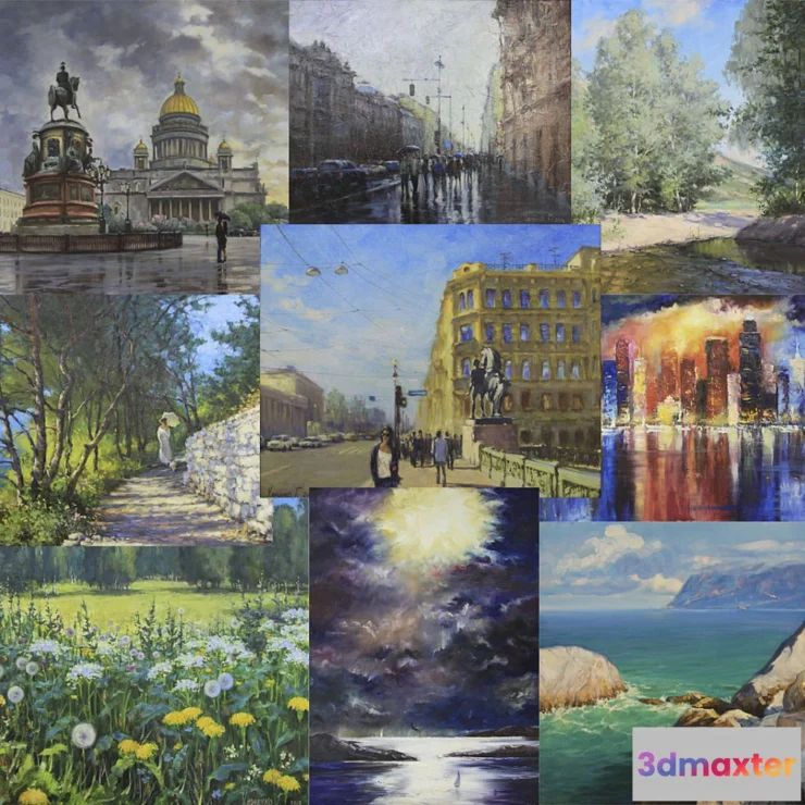 638747 - Classical landscape works Paintmart