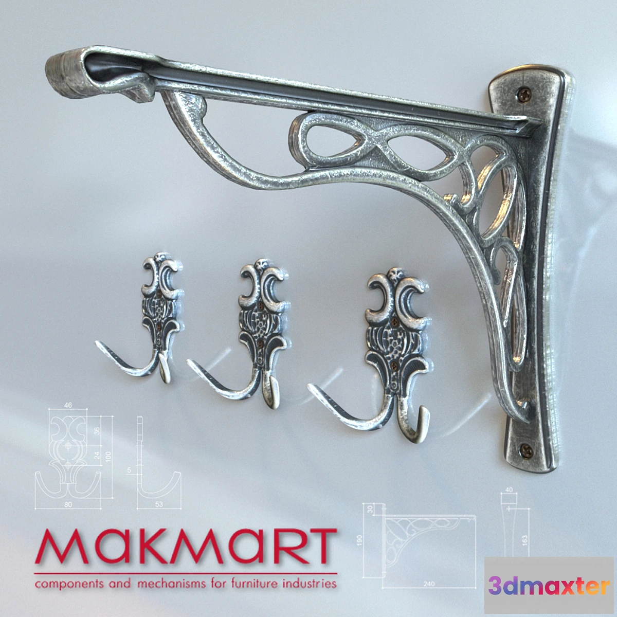 640273 - Shelf and hook McMurtry