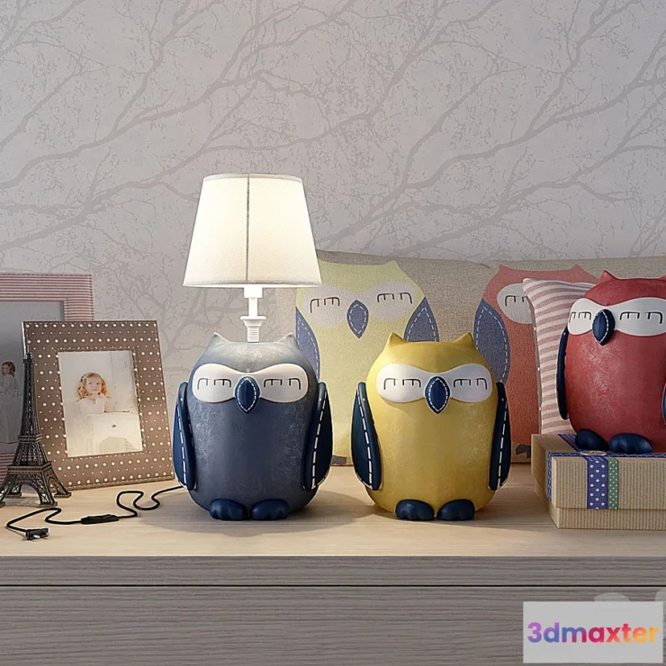 643117 - Set decoration for a child’s “Owl”