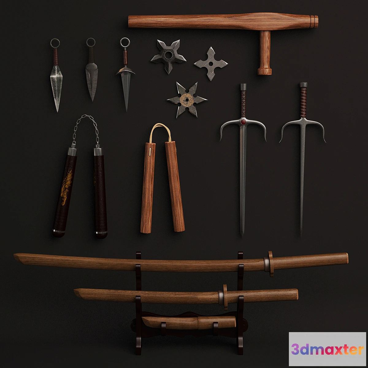 644849 - set of weapons for combat iskussva