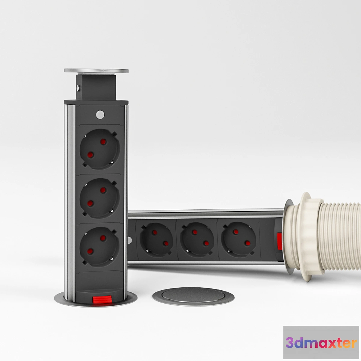 647691 - Extendable Outlet GTV Small silver