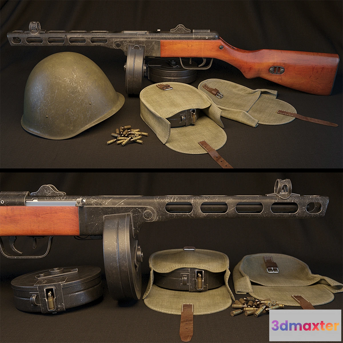 649209 - Submachine gun Shpagin