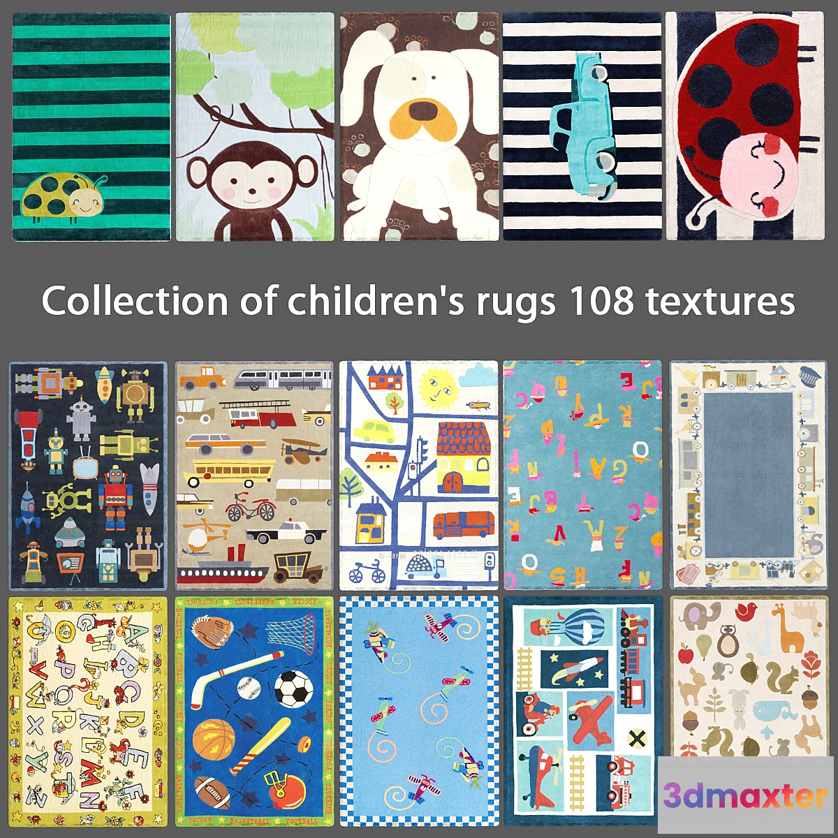 650587 - Collection of children’s rugs 2