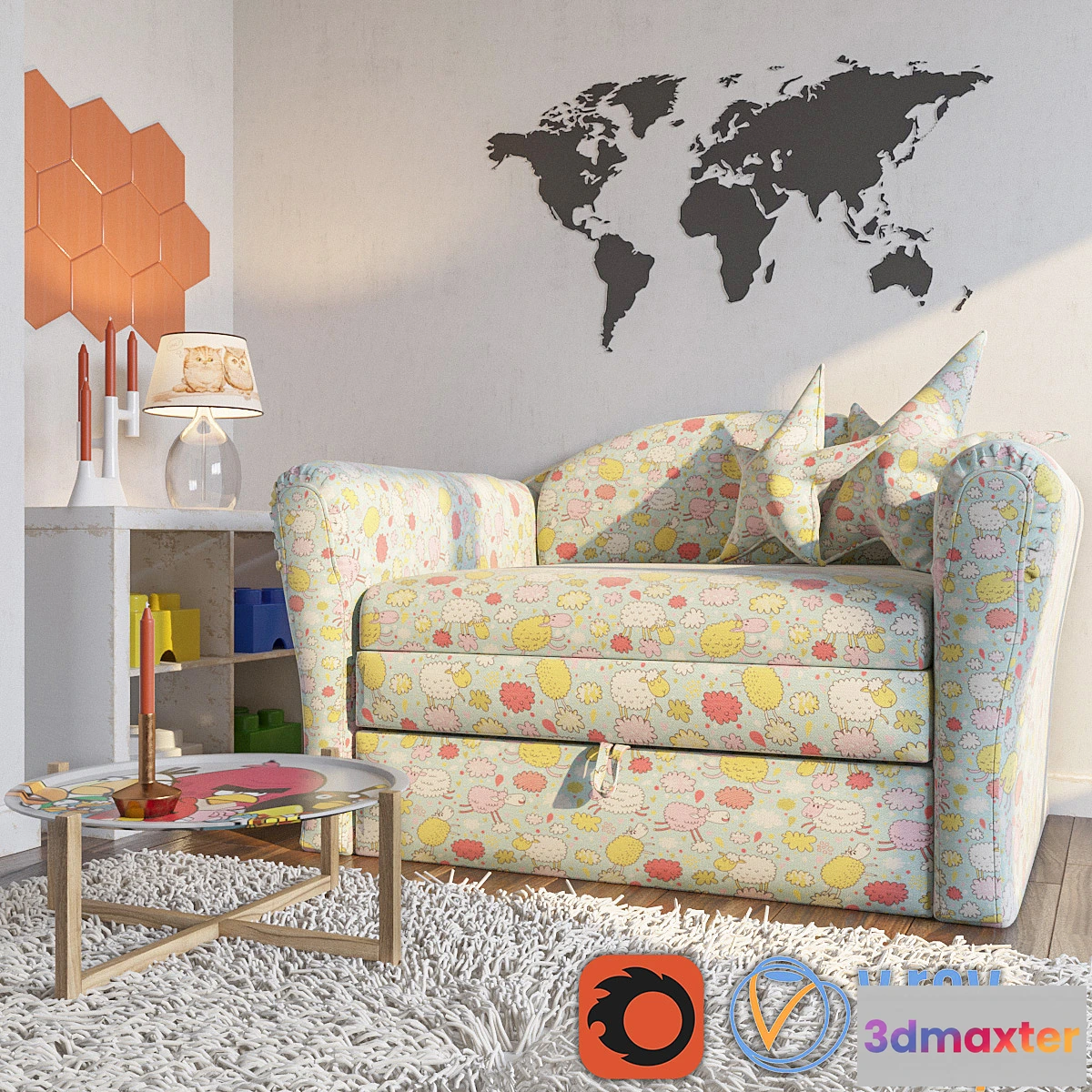 651313 - Set for children’s rooms