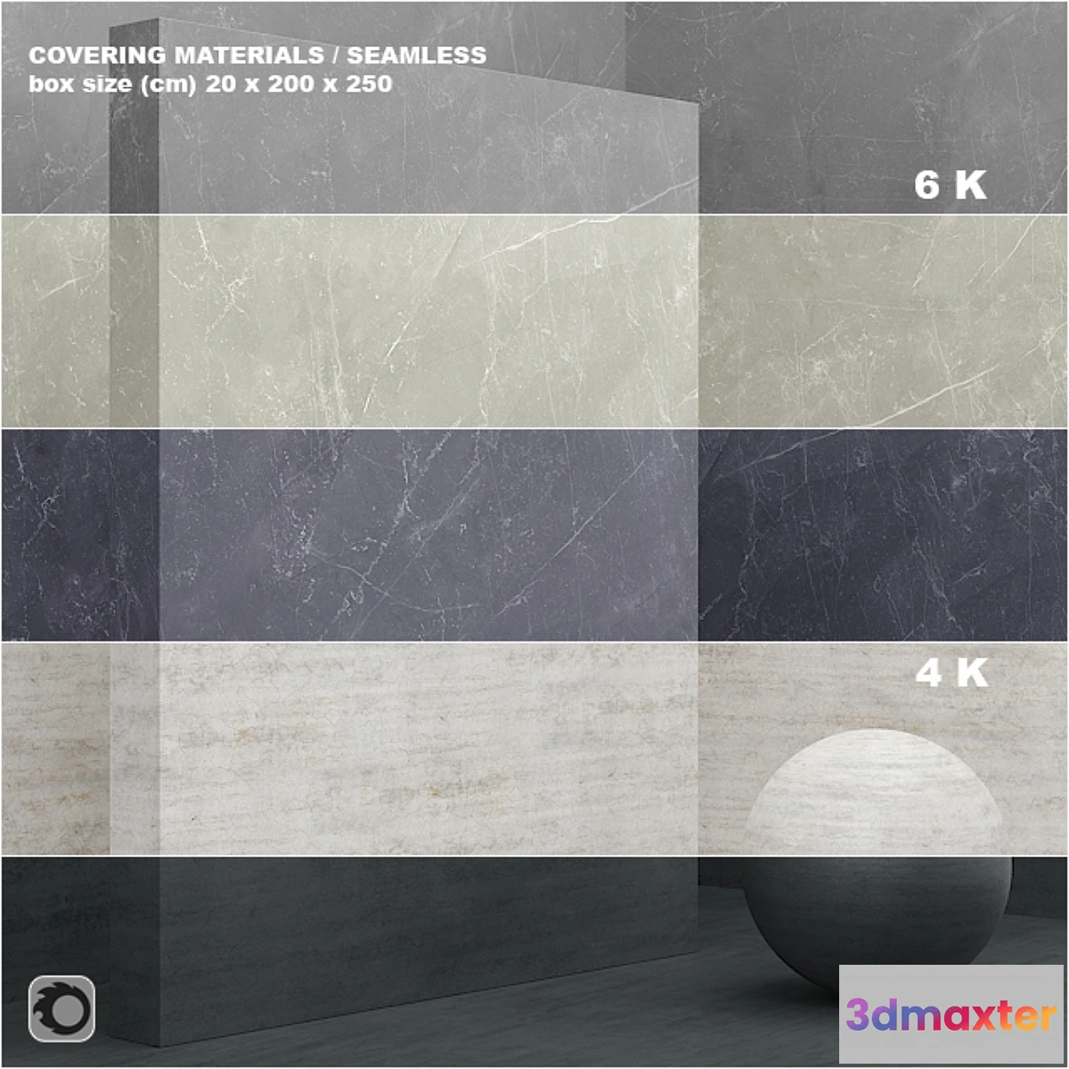 656465 - Material (seamless) - coating marble plaster set 46