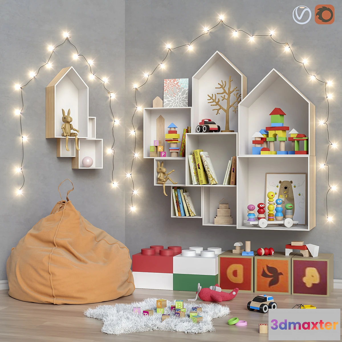 656883 - Toys and furniture set 24