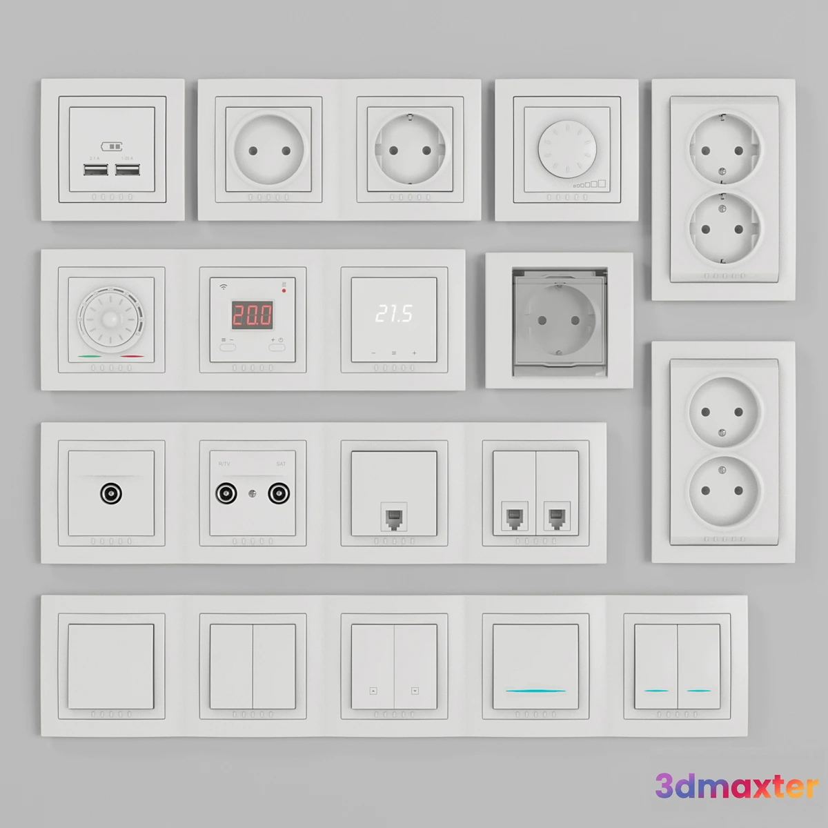 659685 - Schneider Electric Unicha sockets and switches
