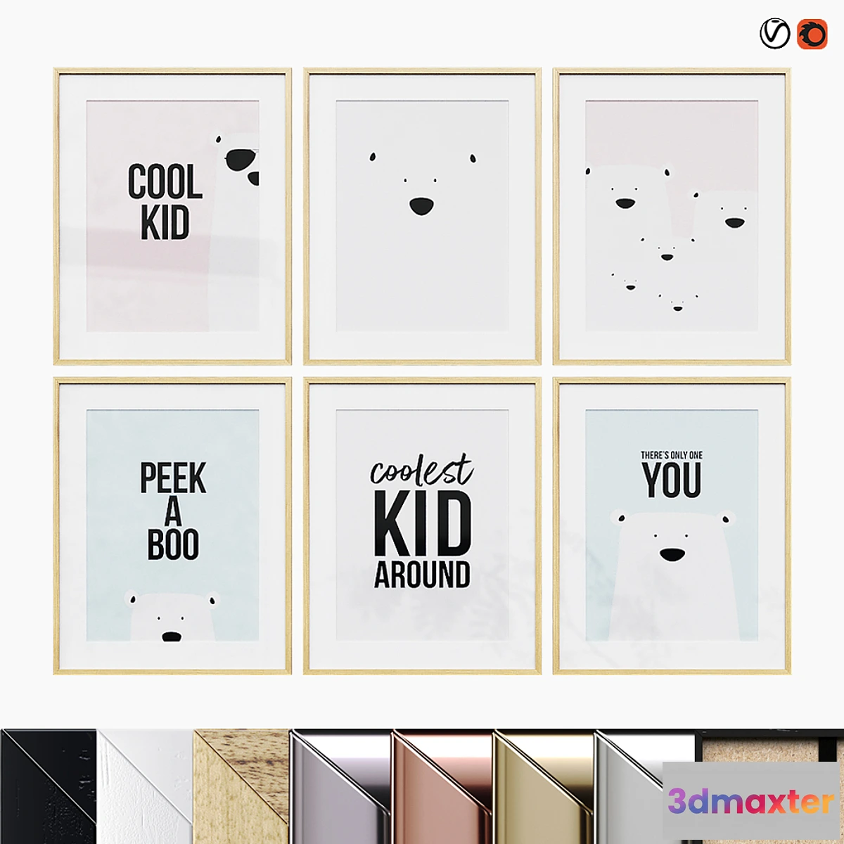 659793 - Poster Set “Bear”