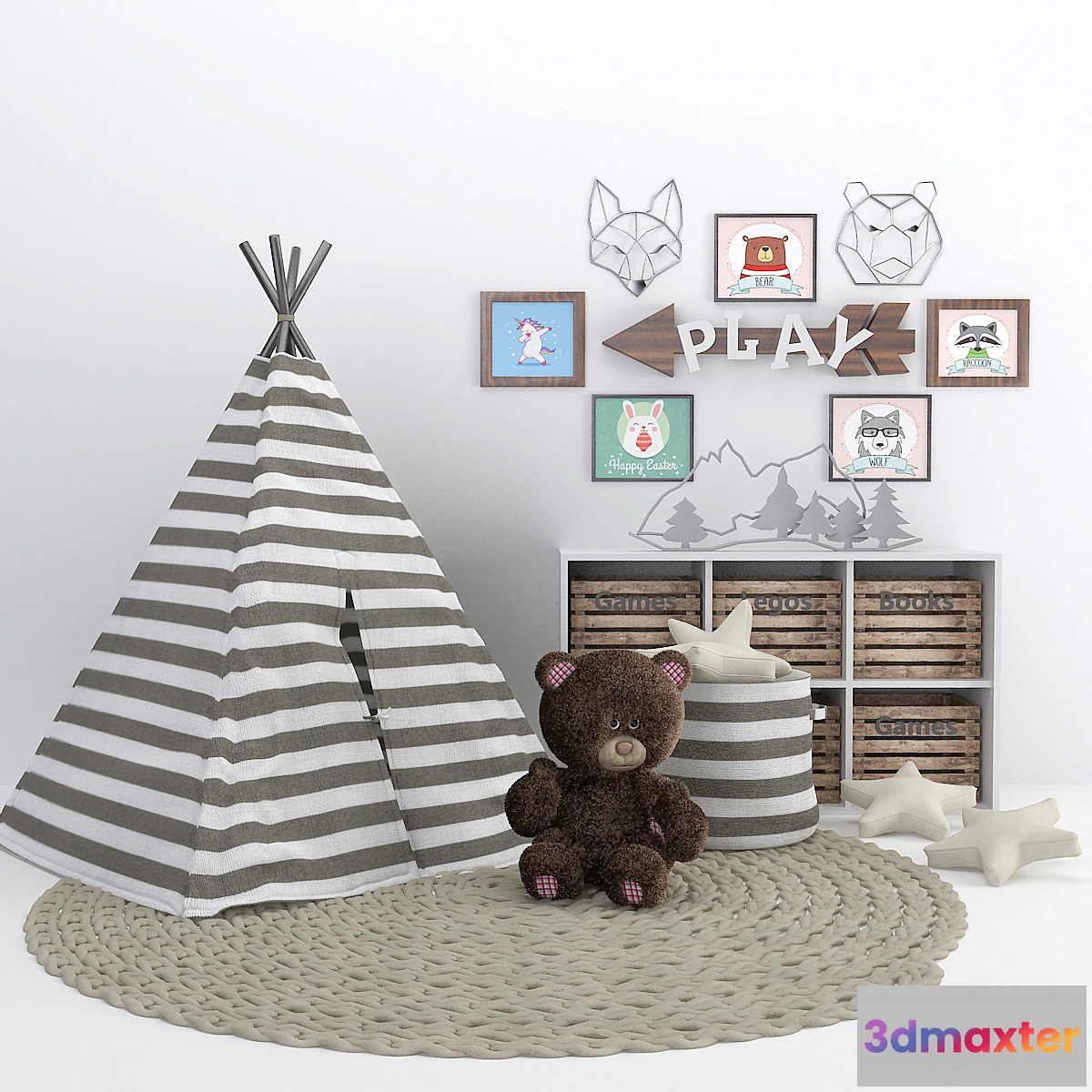 660463 - Wigwam nursery with a decor 2