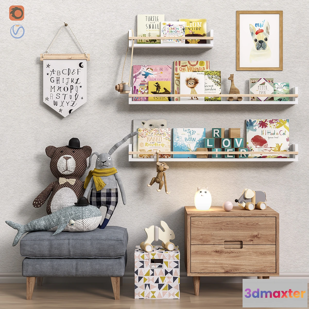 660465 - Toys and furniture set 35