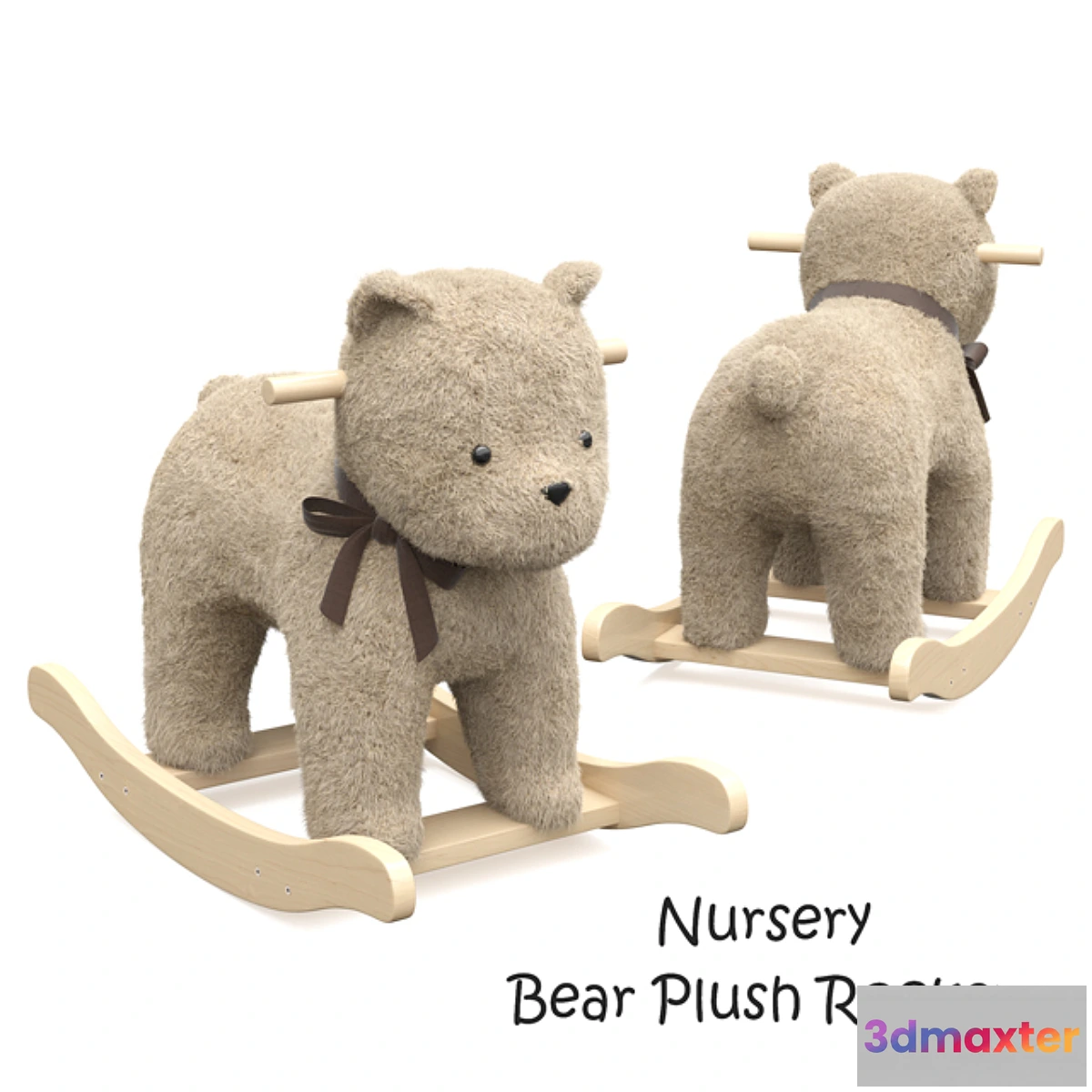 660469 - Bear plush rocker