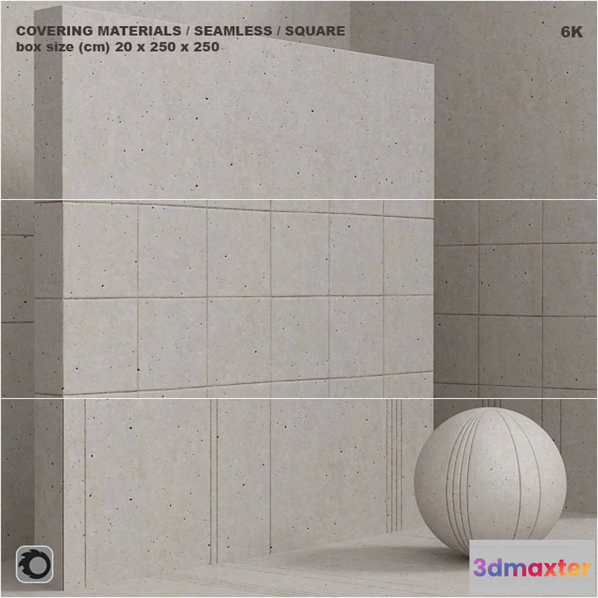 660607 - Material (seamless) - plaster concrete panel set 95