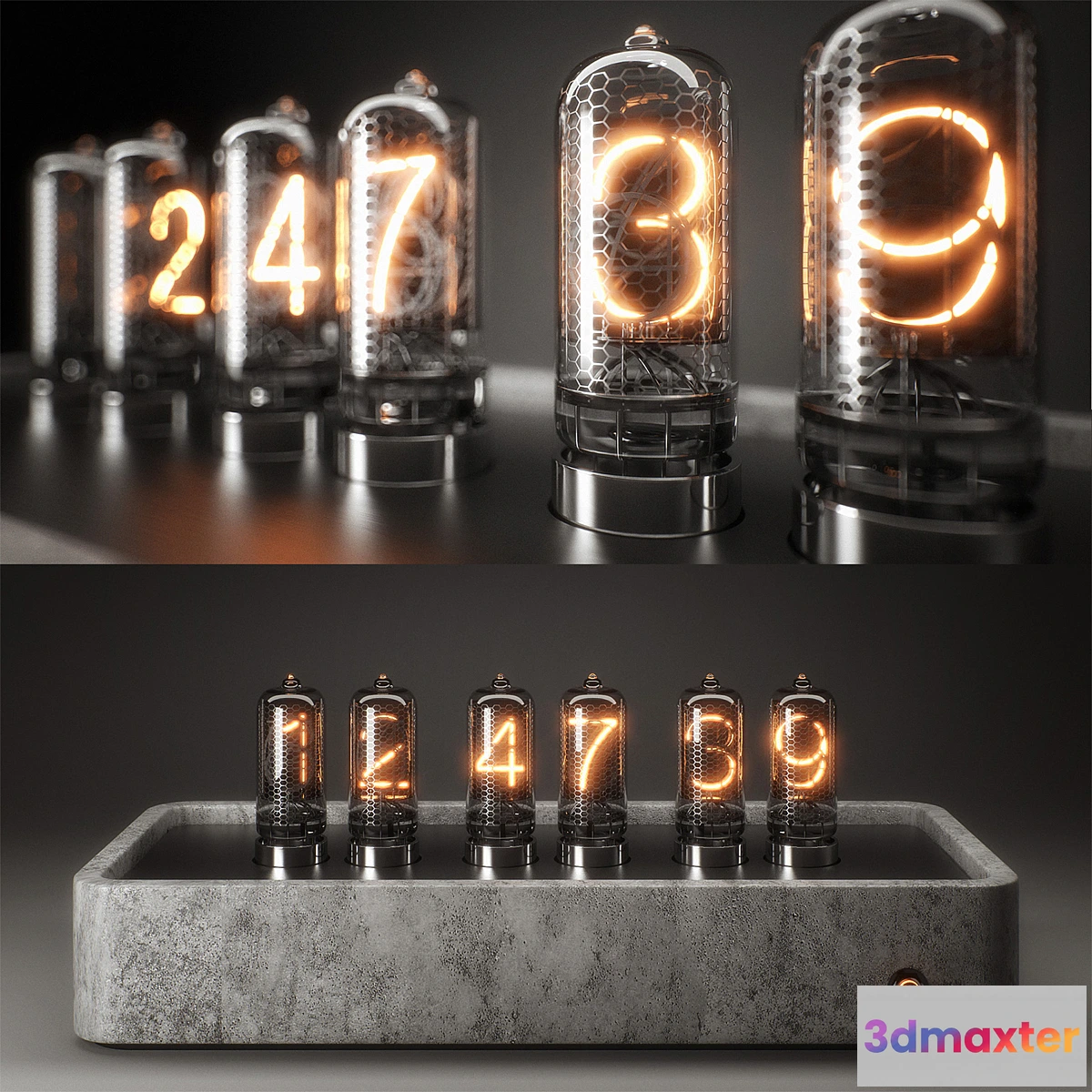666733 - Nixie Tube Clock - No.2