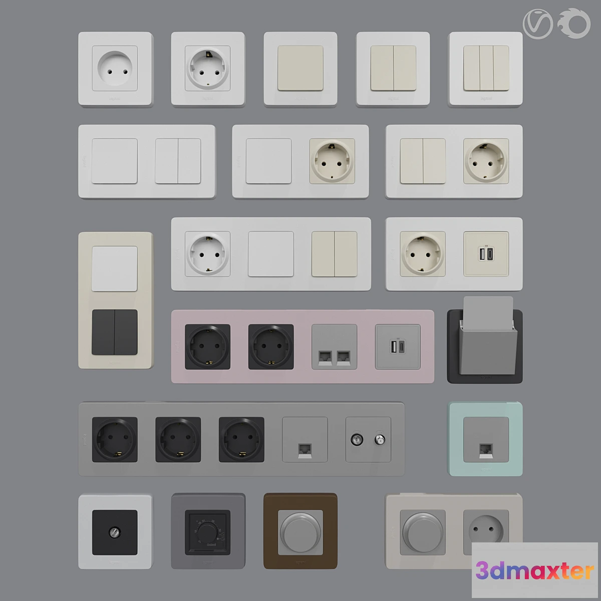 676075 - Legrand Inspiria sockets and switches