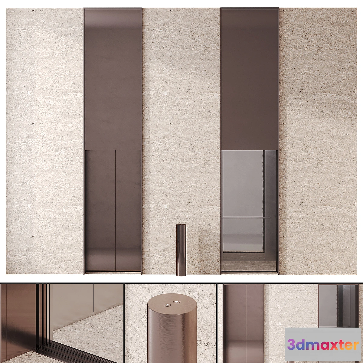 682566 - Elevator with bronze