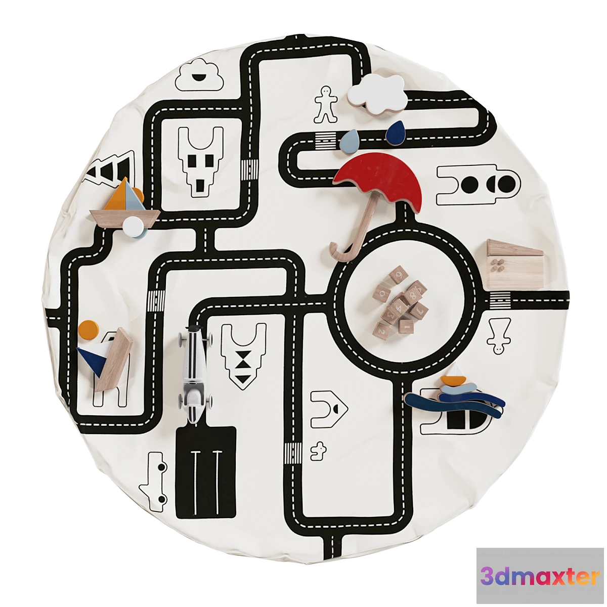 684910 - LITTLE VILLAGE BABY PLAY MAT by ooh-noo