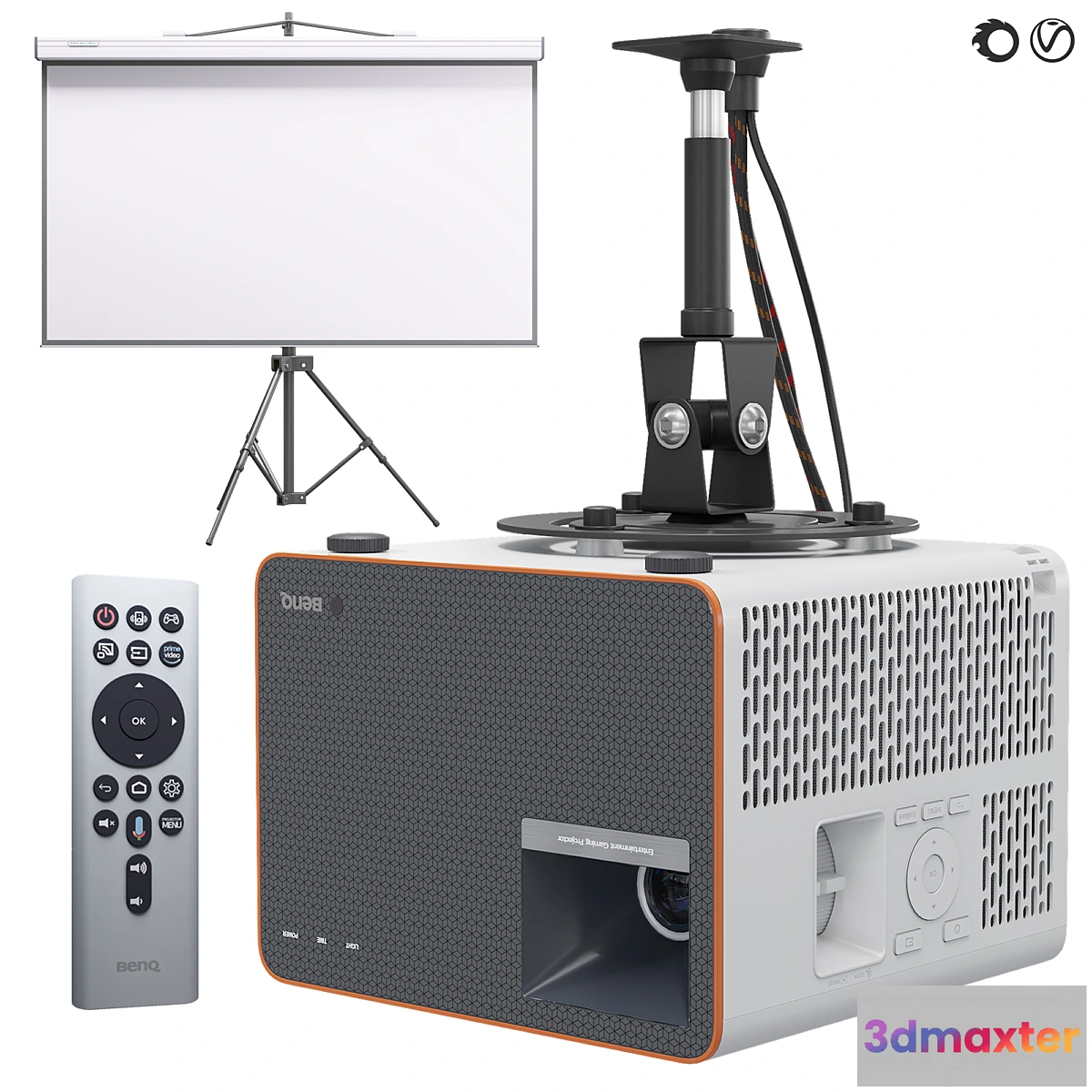 689206 - Projector BenQ X1300i 4LED Gaming Bracket