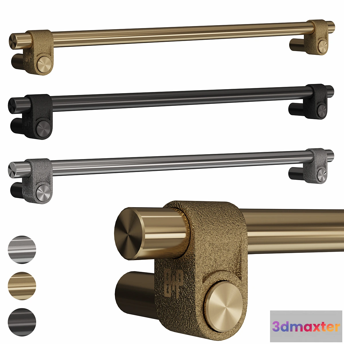 706602 - Buster & Punch Cast Cabinet hardware