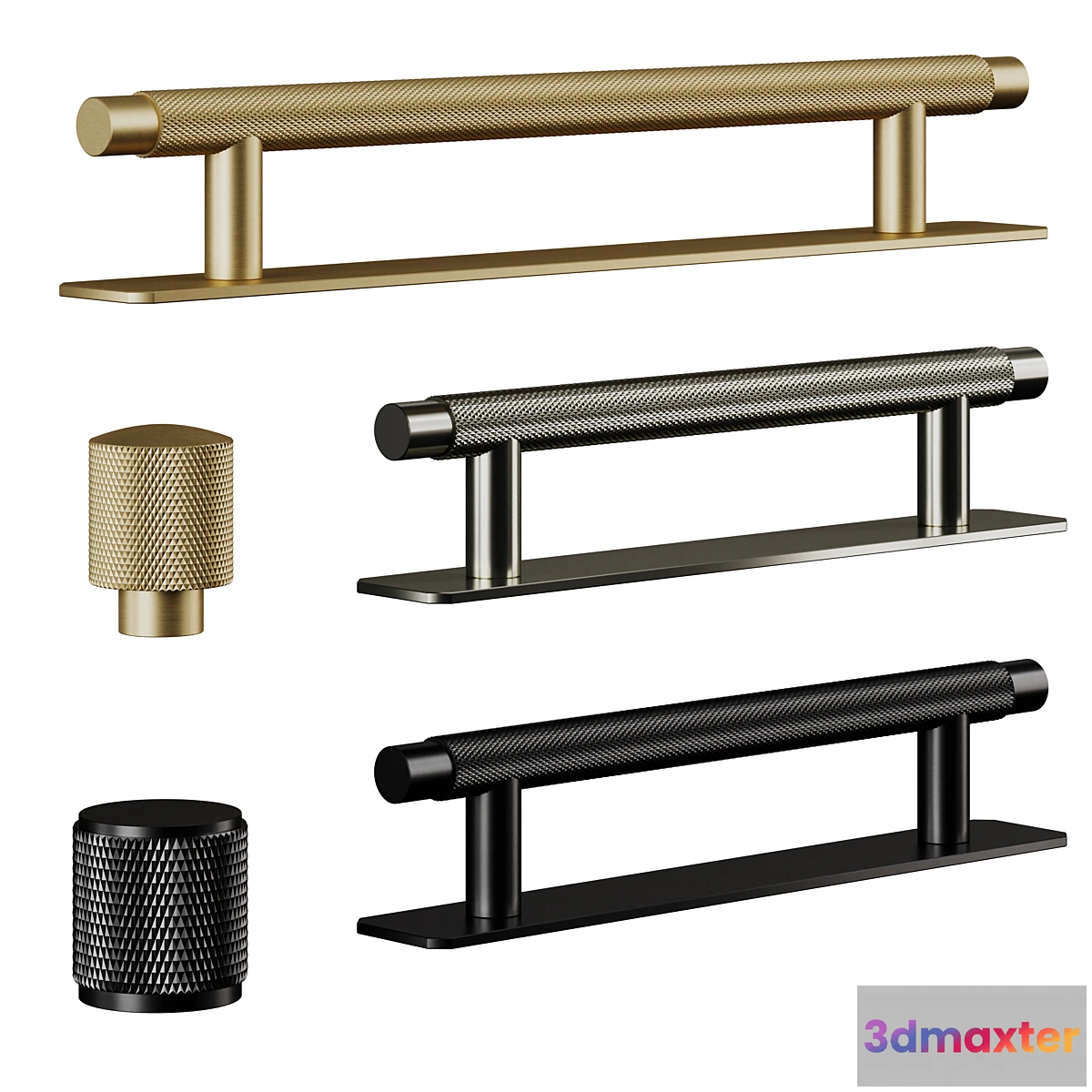 706668 - Plankhardware KEPLER Knurled T-Bar and BROOKS and FRANKLIN Knob