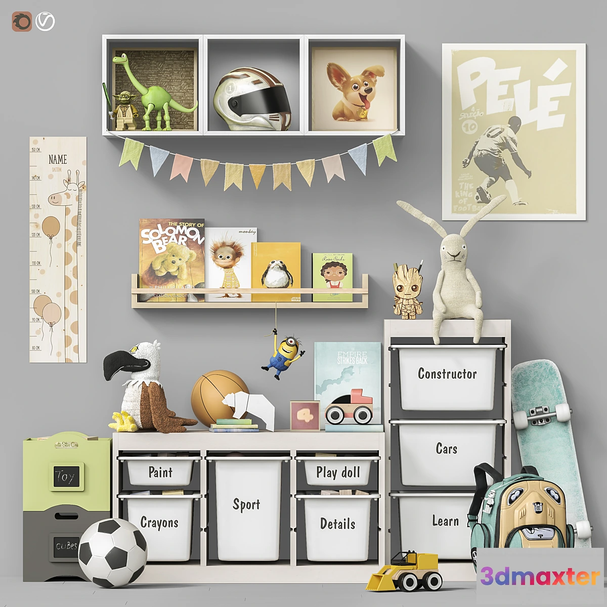 711124 - Toys and furniture set 107