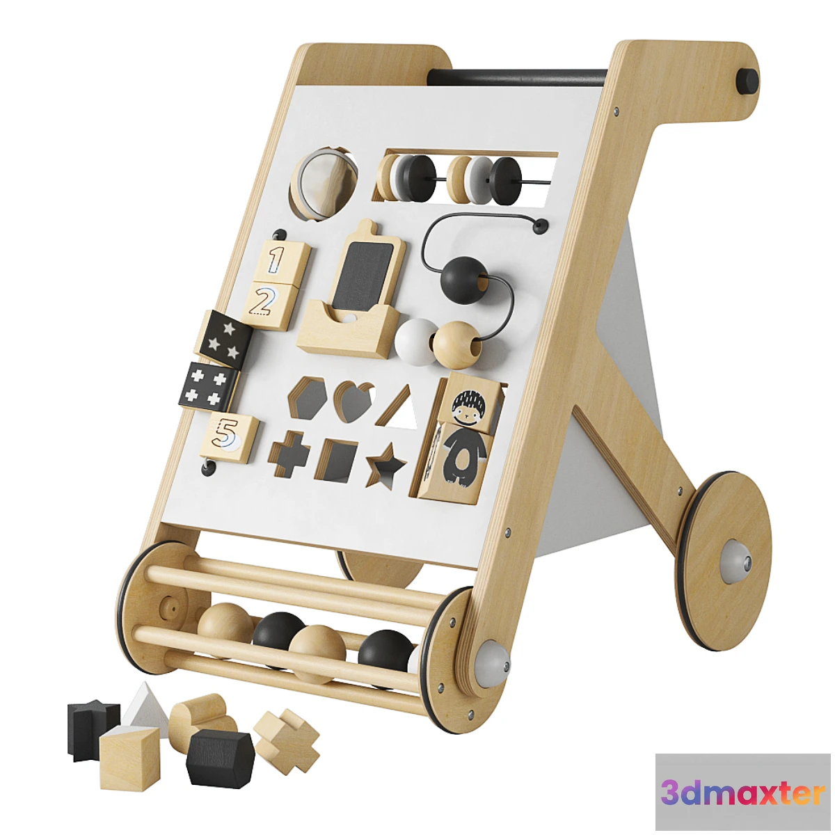 711142 - Crate and Barrel Wonder and Wise Activity Baby Push Walker