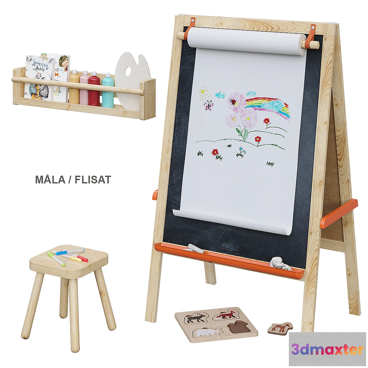 711210 - MÅLA _ FLISAT IKEA Easel