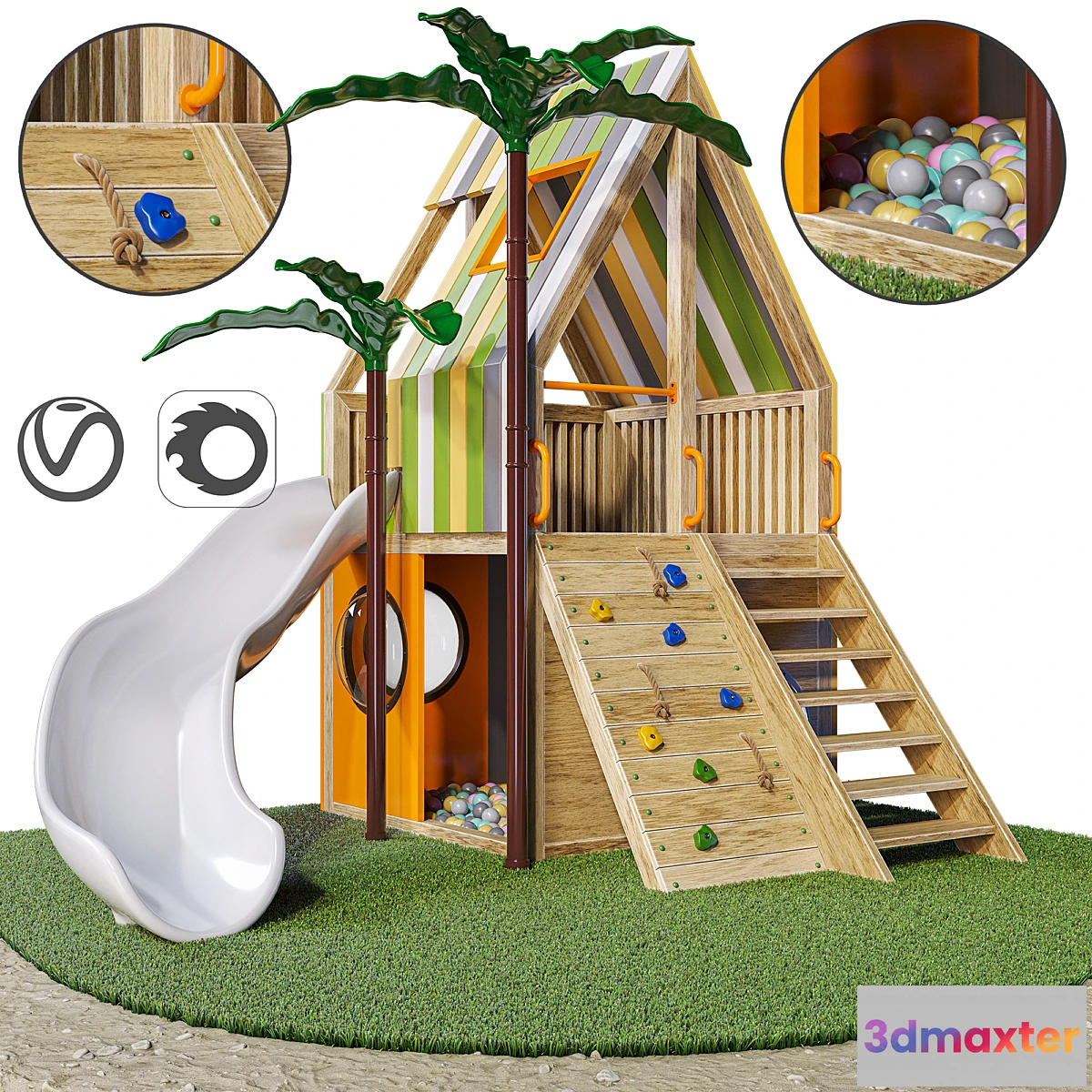711276 - play house  House for nursery _ playroom