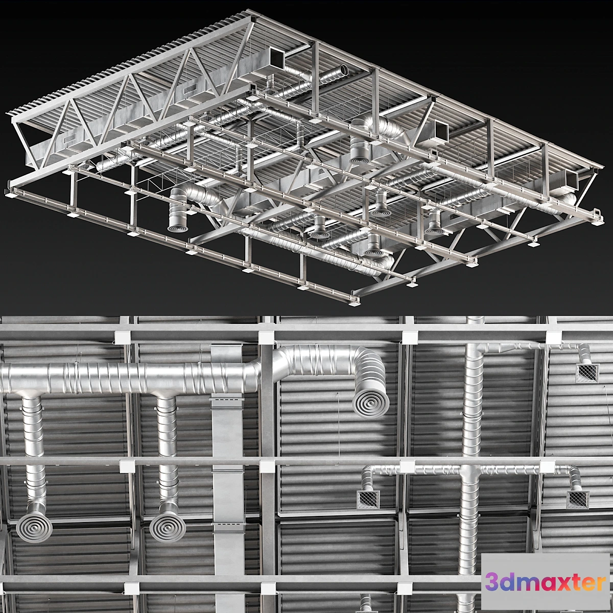 733079 - Ceiling Ventilation Gray - No.2