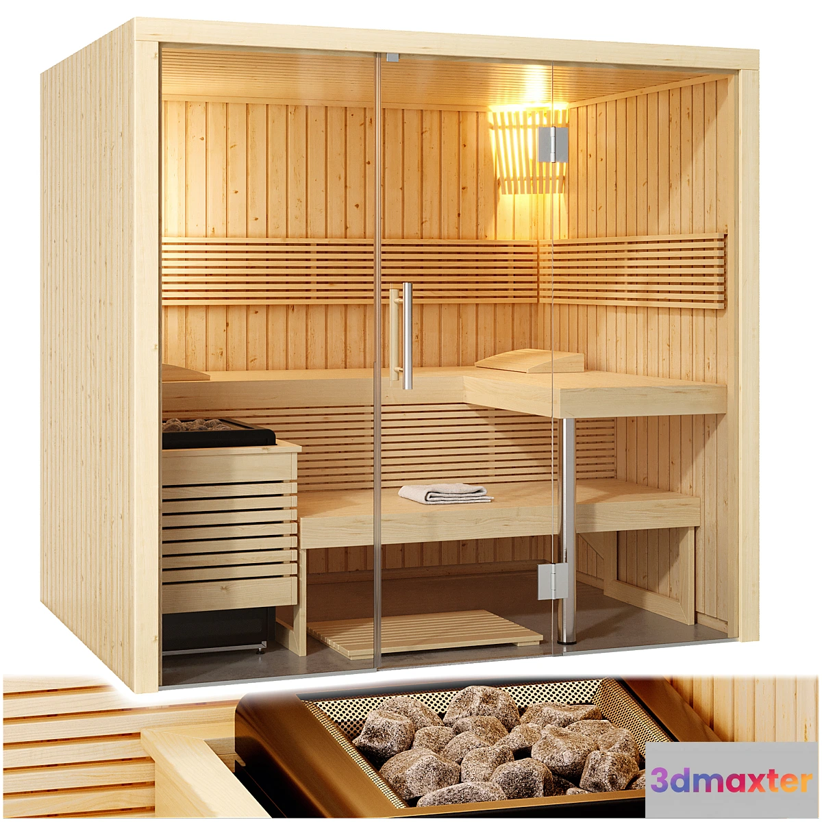 744951 - Sauna Sentiotec Panorama Small - No.2