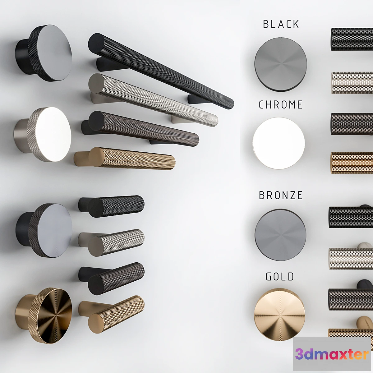 745001 - Knob House Set D015 D18 D009 - No.2