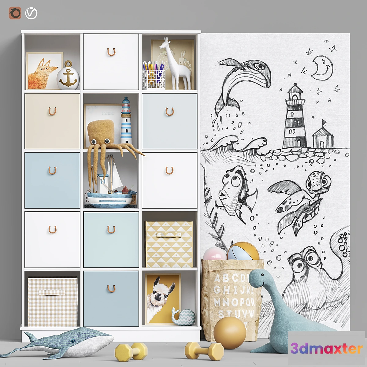 750321 - Toys and furniture set 102