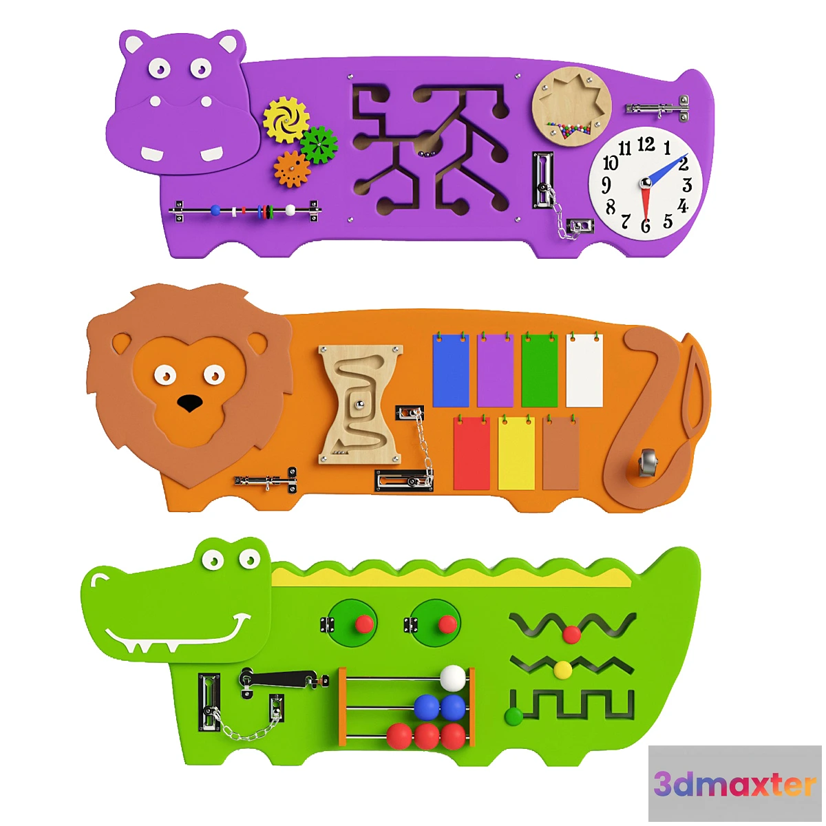 750323 - Busyboard african animals