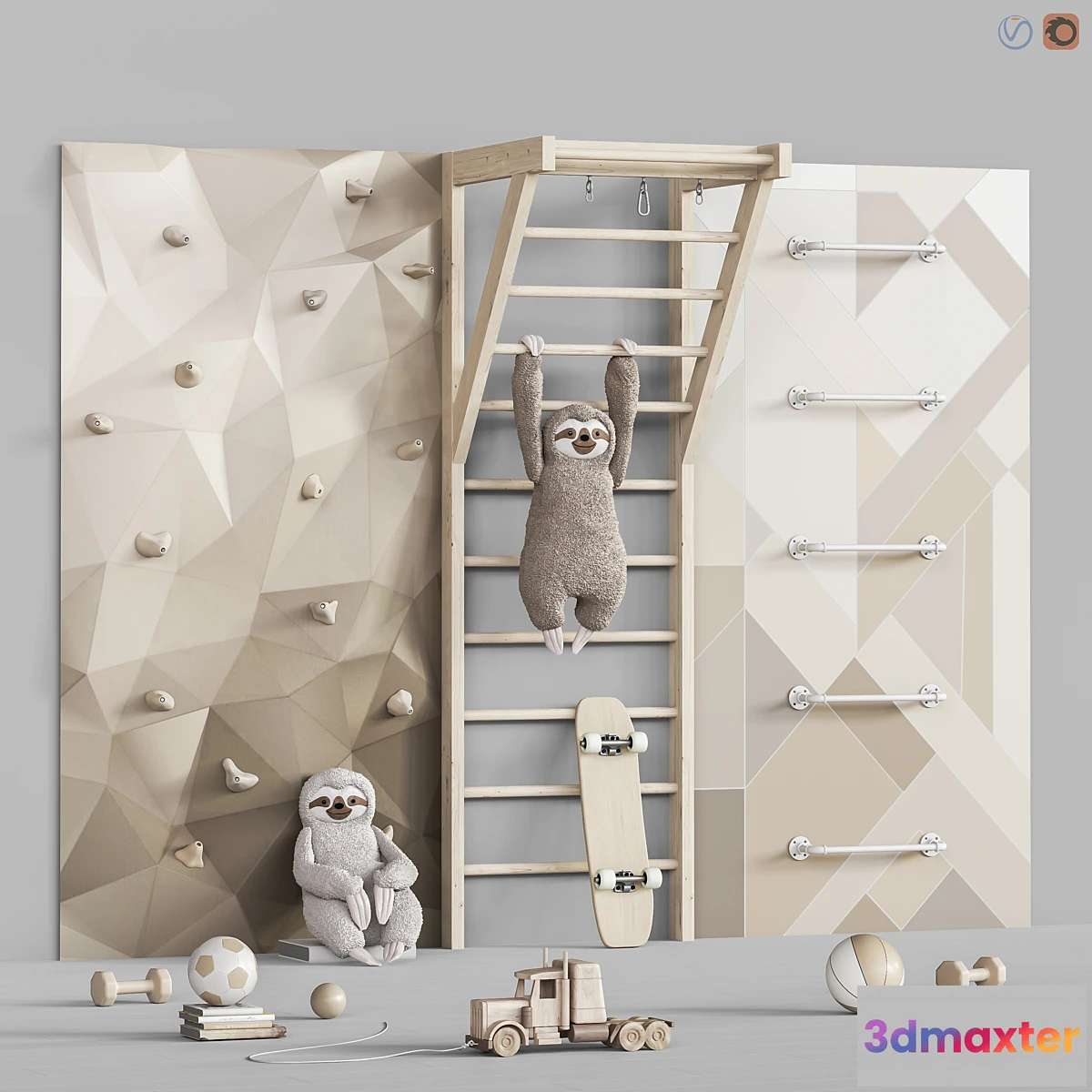 750347 - Toys and furniture set 90