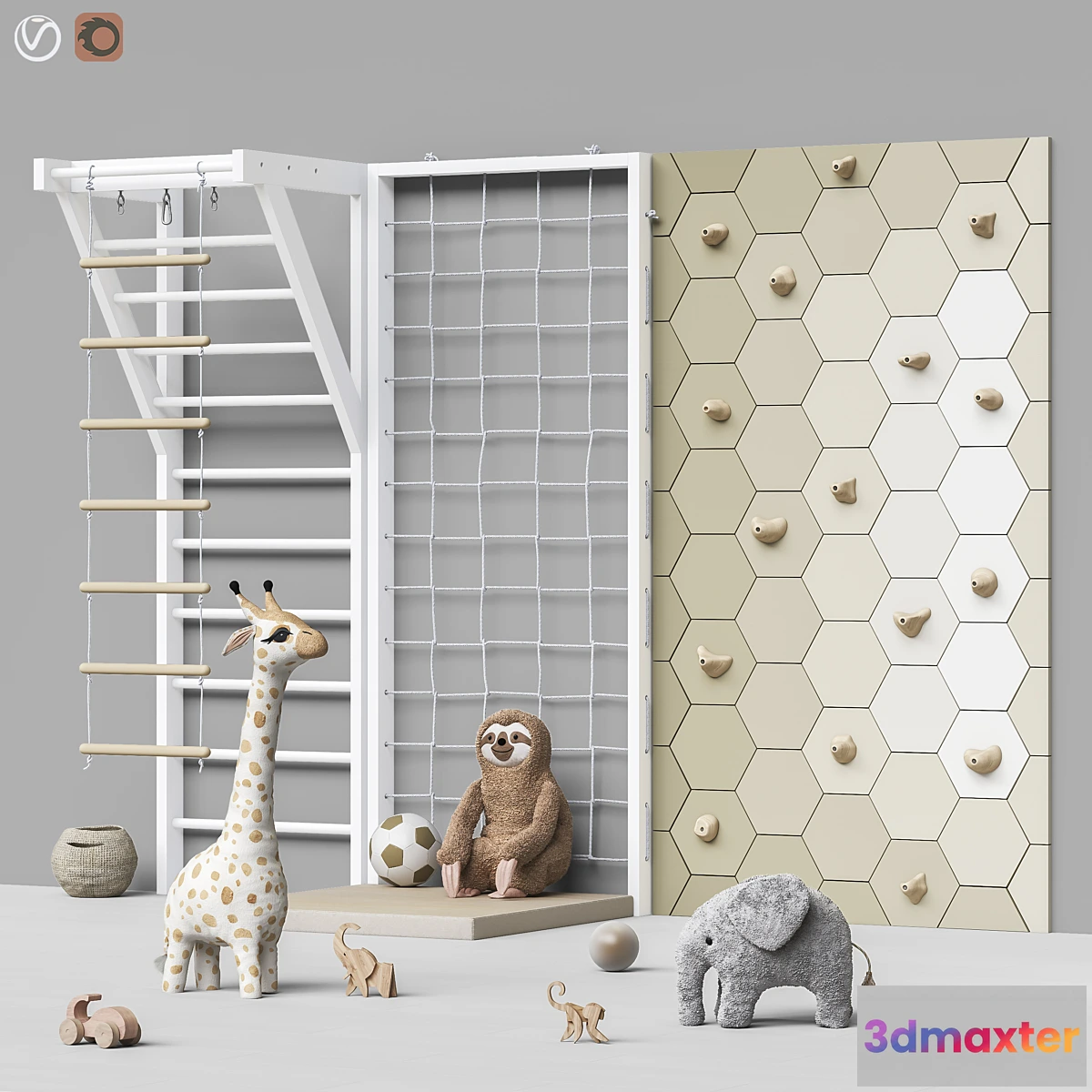 750355 - Toys and furniture set 88