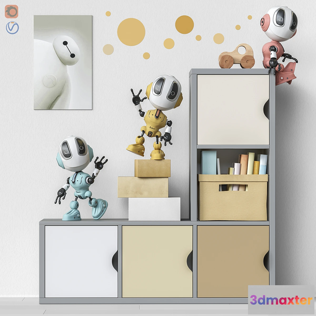 750475 - Toys and furniture set 68