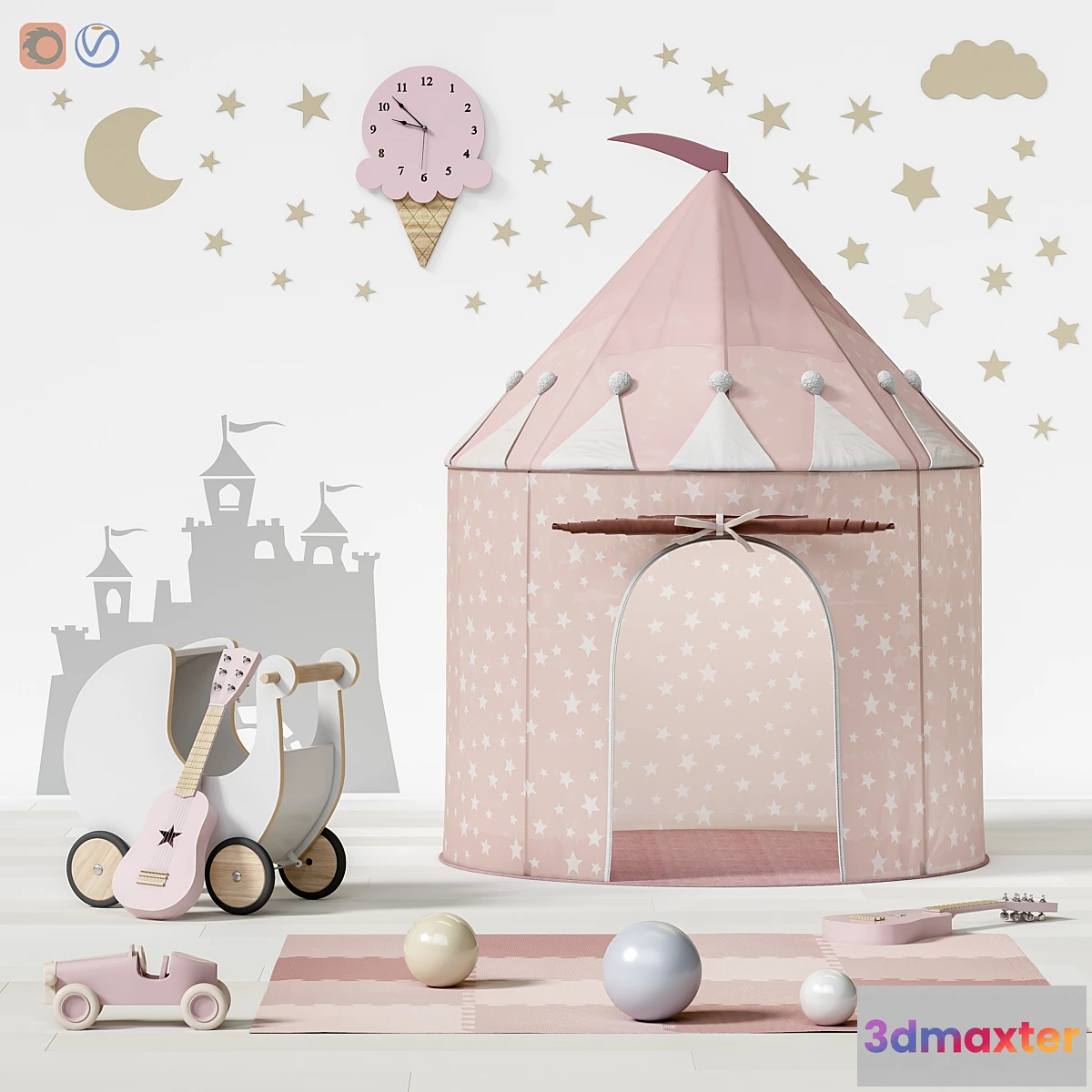 750499 - Toys and furniture set 69