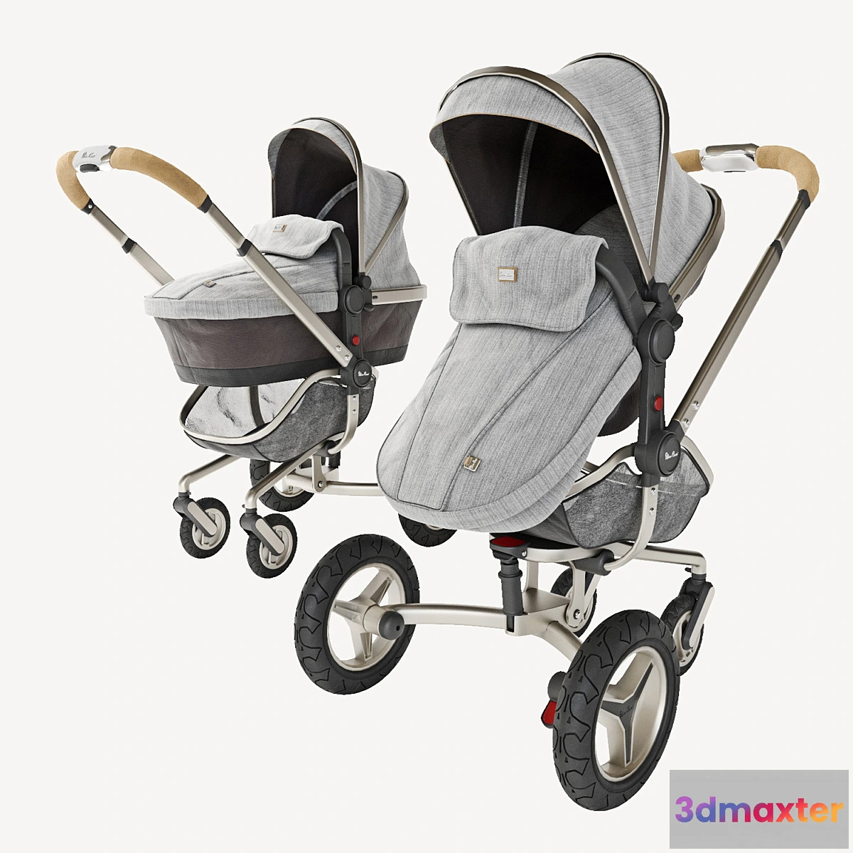 750555 - Baby stroller Silver Cross Surf Timeless
