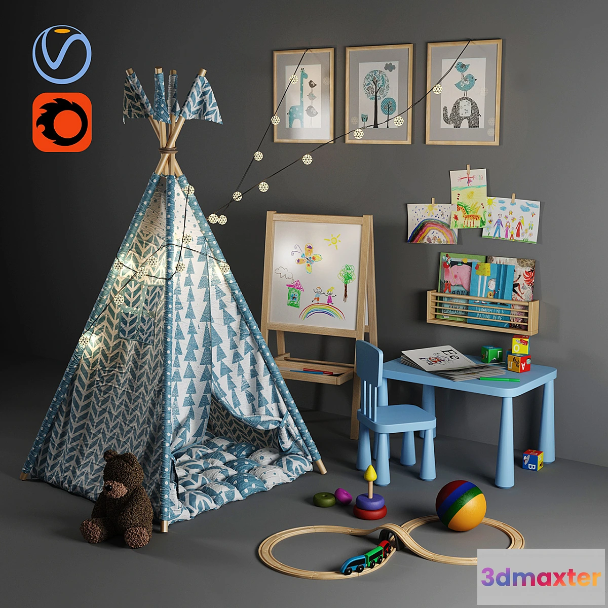 750625 - Children’s tent-tepee - No.3