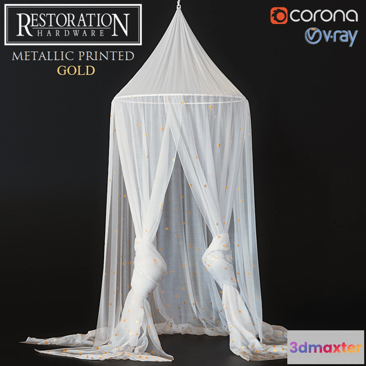 750627 - RH METALLIC PRINTED GOLD