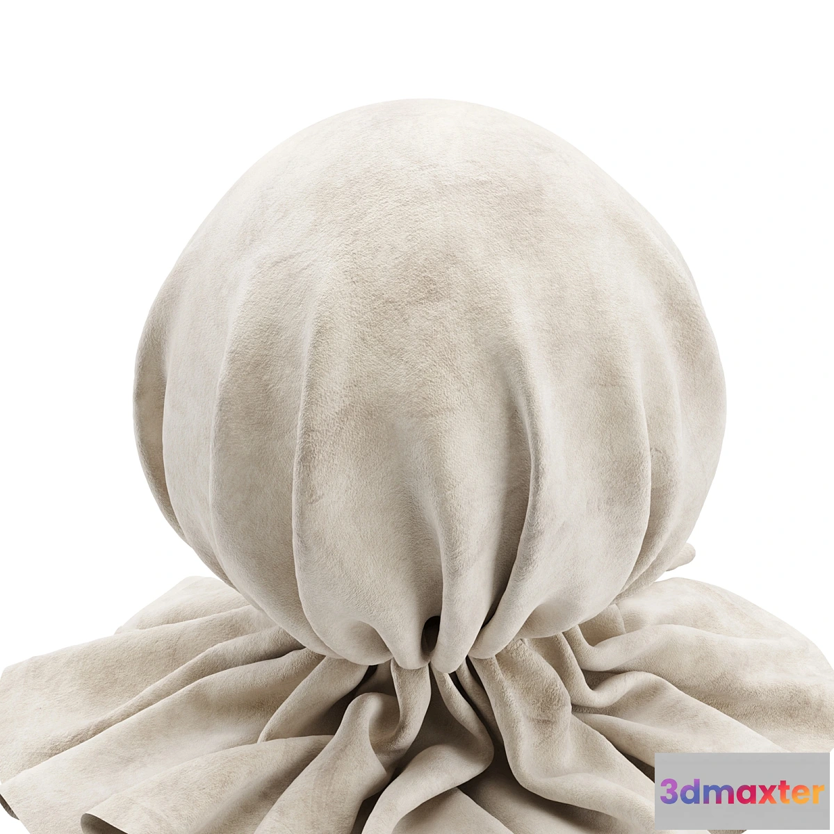 753081 - Beige Velvet Material - No.2