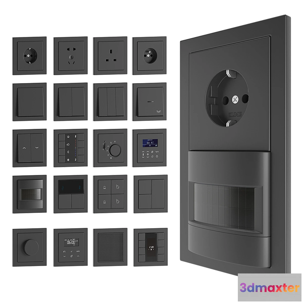 773423 - Jung LS Flat design set 2